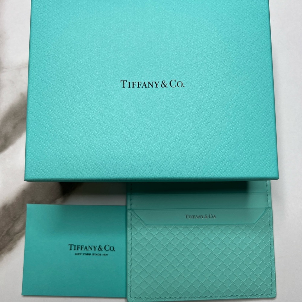Tiffany & Co. Blue Card Holder